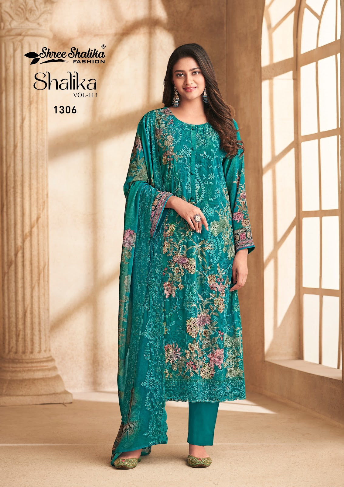 Vol 113 Shree Shalika Fashion Georgette Pant Style Suits Wholesaler India