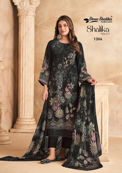 Vol 113 Shree Shalika Fashion Georgette Pant Style Suits Wholesaler India