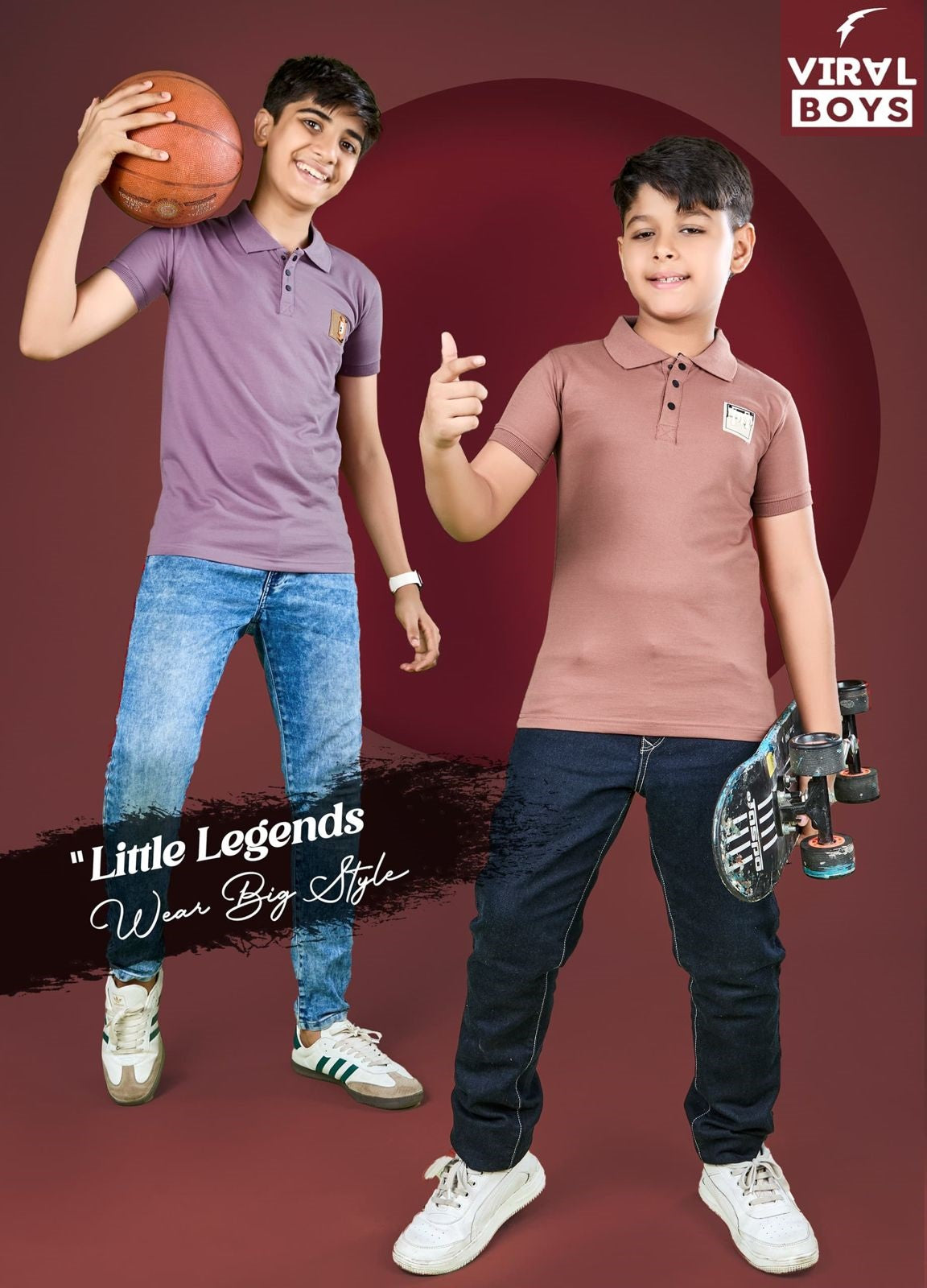 Vol 113 Viral Canvas Interlock Boys Tshirt Manufacturer