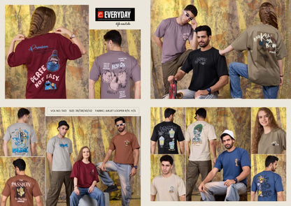 Vol 1143 Everyday Looper Unisex Tshirt Wholesaler Gujarat