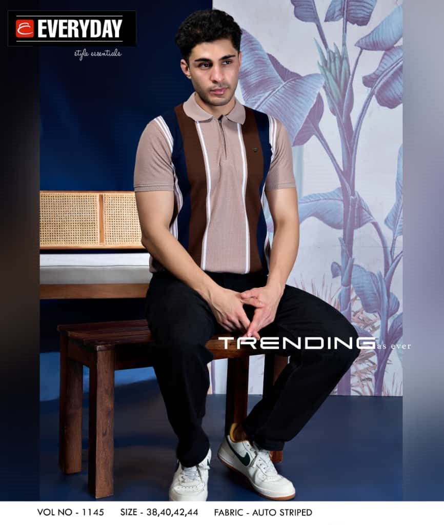 Vol 1145 Everyday Vertical Mens Tshirts Wholesaler India