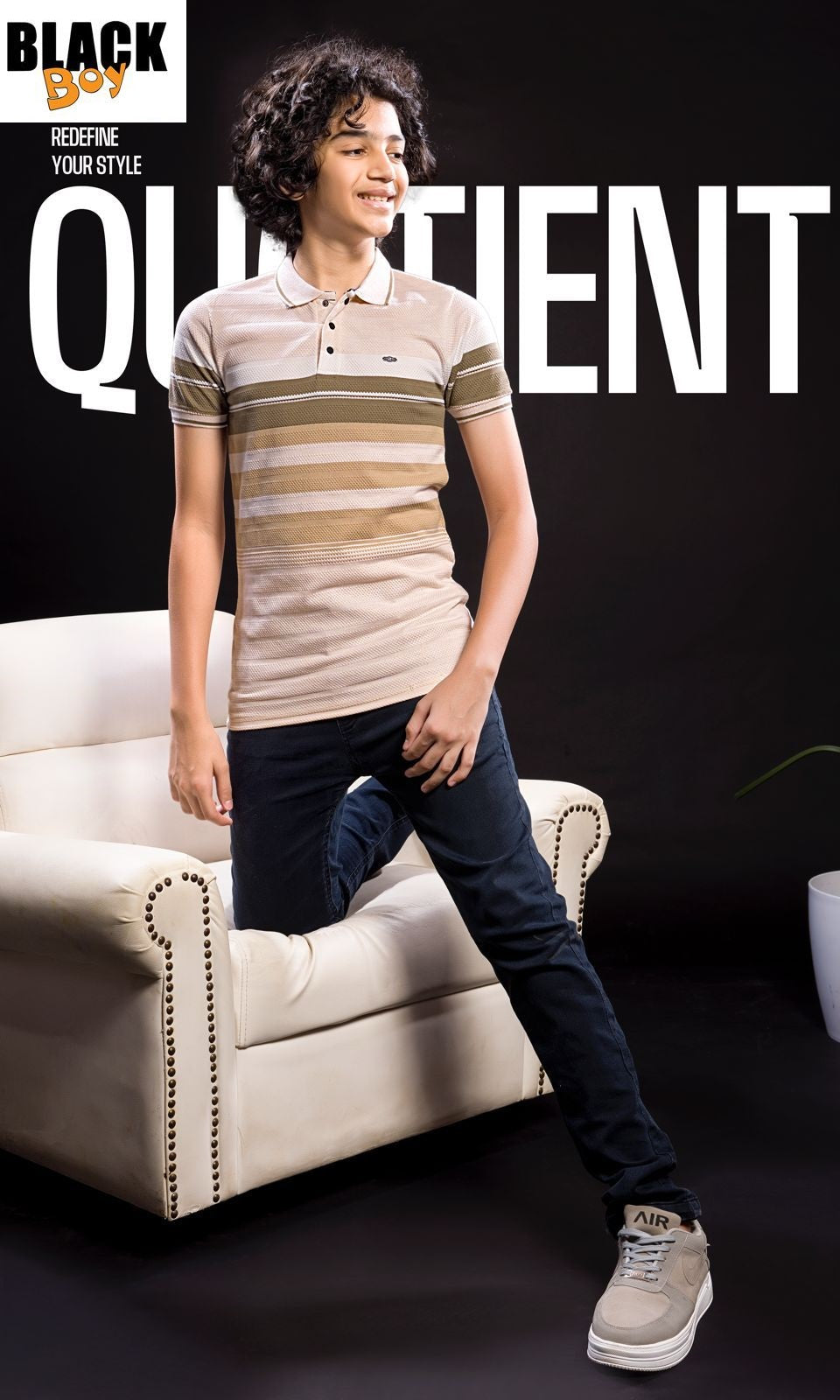 Vol 1148 Black Auto Stripes Boys Tshirt Wholesaler