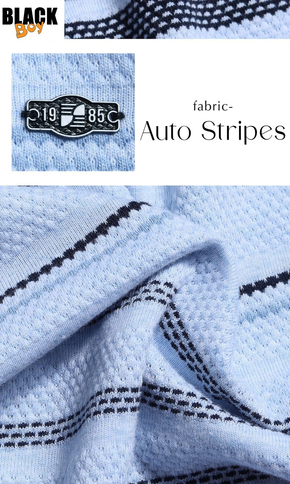 Vol 1148 Black Auto Stripes Boys Tshirt Wholesaler