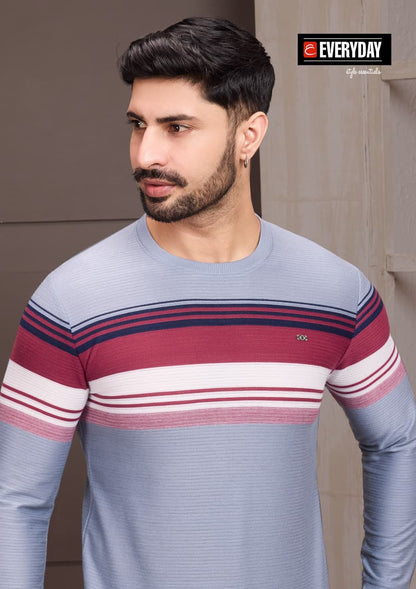 Vol 1158 Everyday Auto Stripes Mens Tshirts Wholesaler India