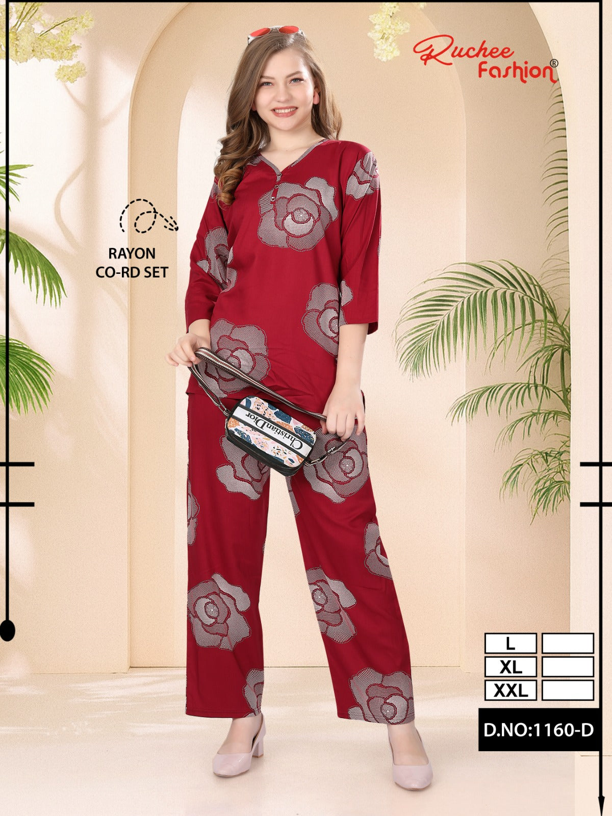 Vol 1160 Ruchee Fashion Rayon Co Ord Set Exporter Ahmedabad