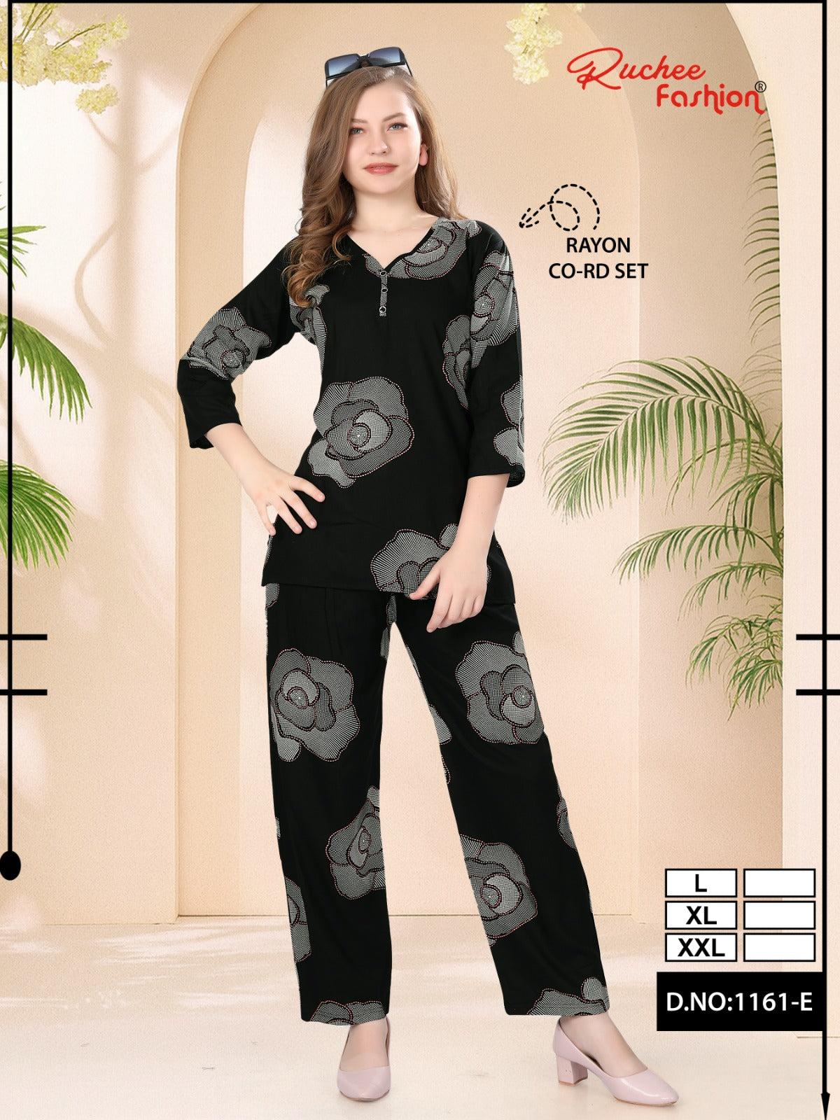 Vol 1161 Ruchee Fashion Rayon Co Ord Set Supplier Ahmedabad