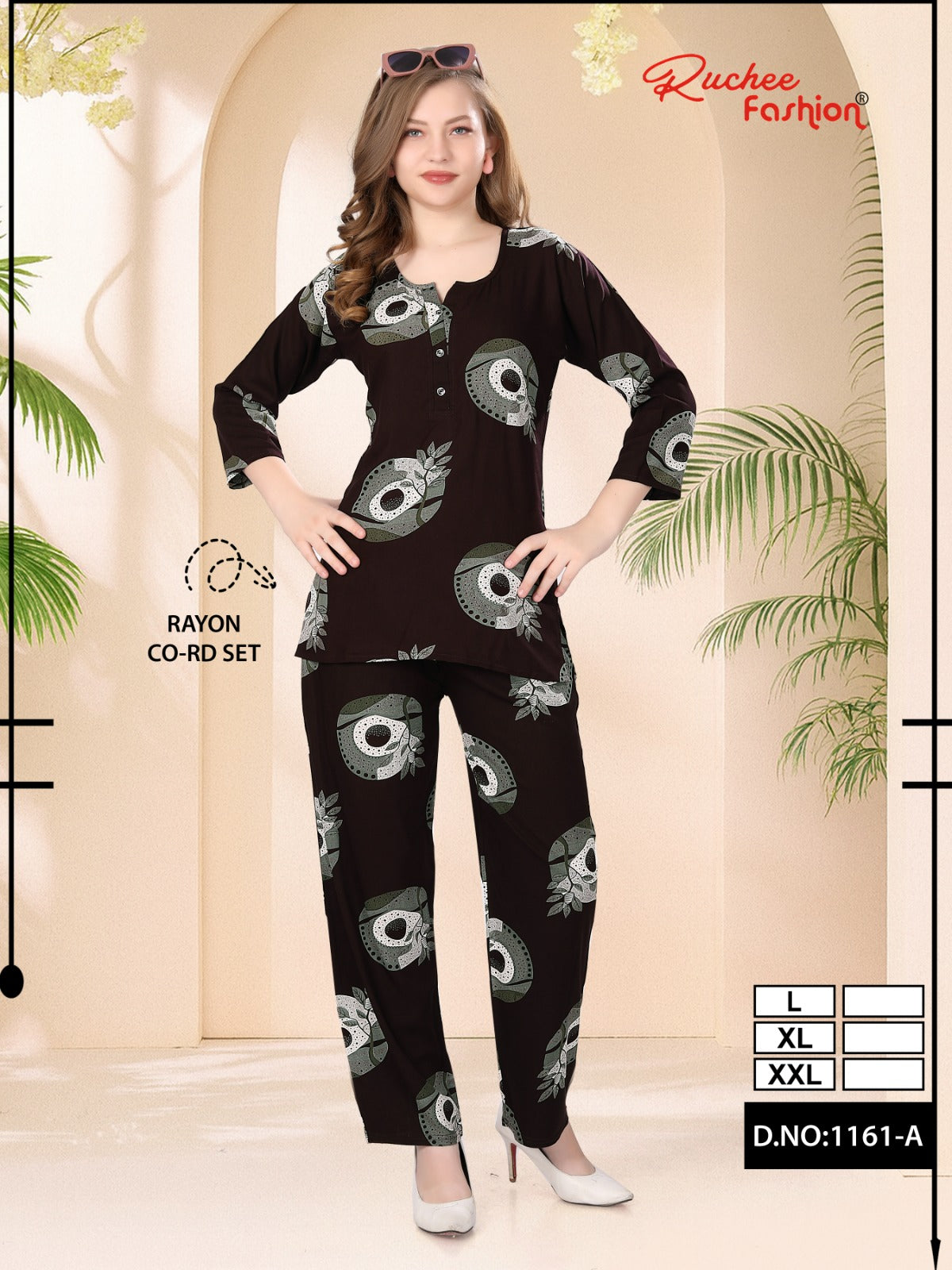 Vol 1161 Ruchee Fashion Rayon Co Ord Set Supplier Ahmedabad