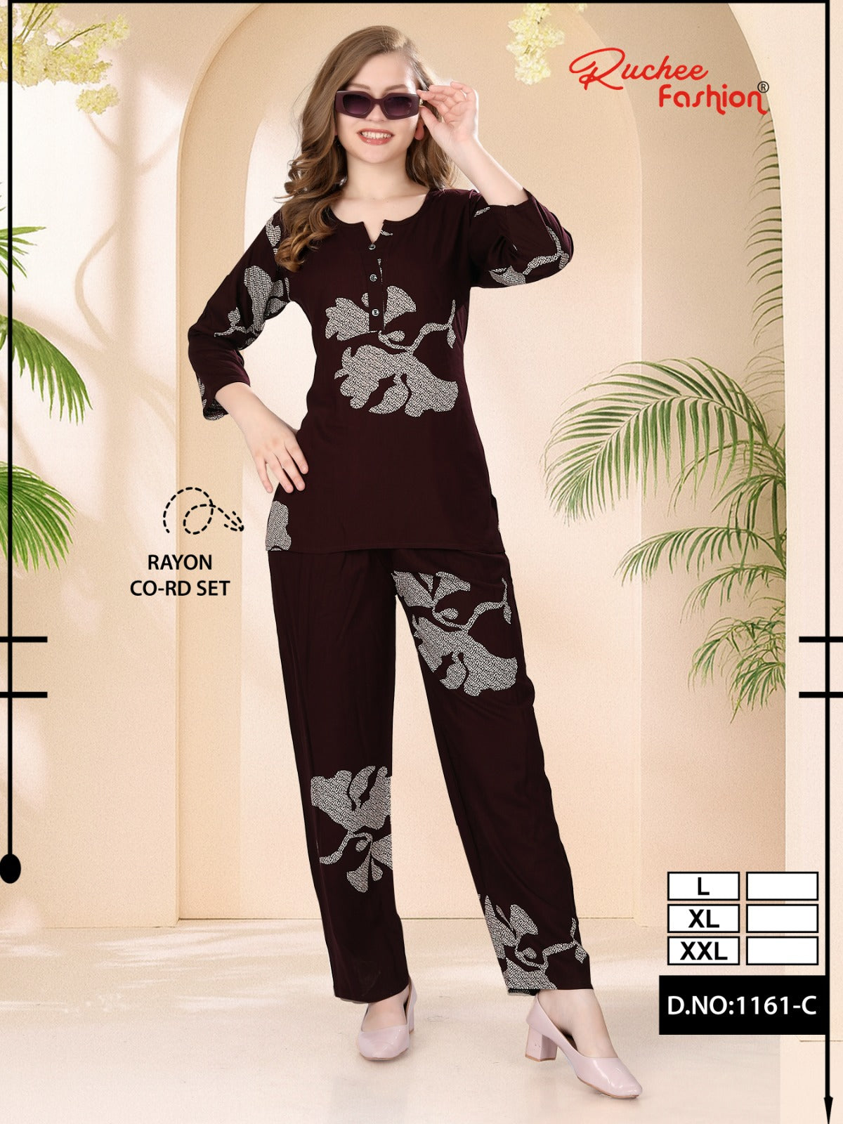 Vol 1161 Ruchee Fashion Rayon Co Ord Set Supplier Ahmedabad