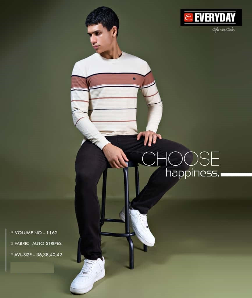 Vol 1162 Everyday Knit Mens Tshirts Manufacturer Ahmedabad