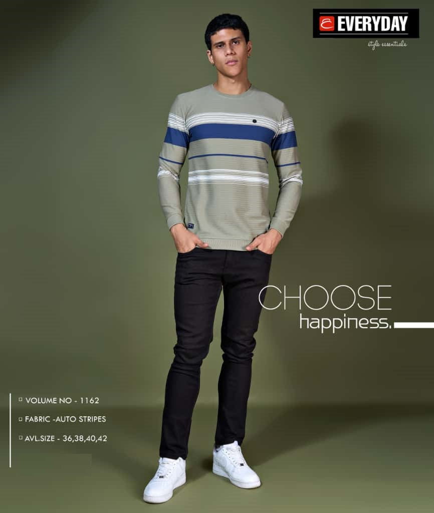 Vol 1162 Everyday Knit Mens Tshirts Manufacturer Ahmedabad