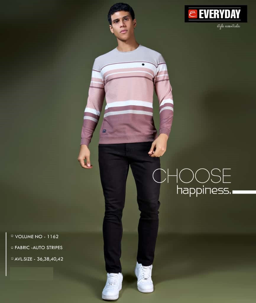Vol 1162 Everyday Knit Mens Tshirts Manufacturer Ahmedabad