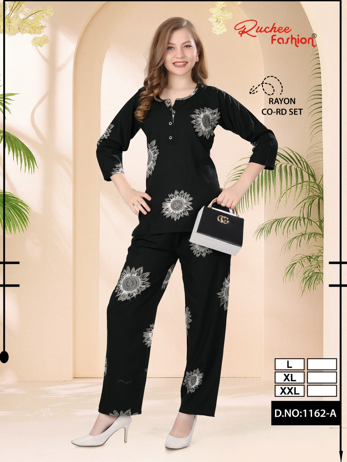 Vol 1162 Ruchee Fashion Rayon Co Ord Set Manufacturer Ahmedabad