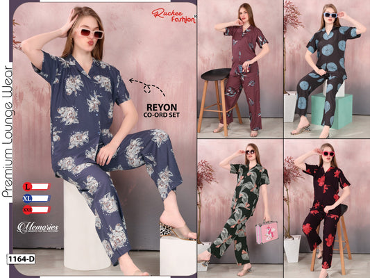 Vol 1164 Ruchee Fashion Rayon Co Ord Set Manufacturer