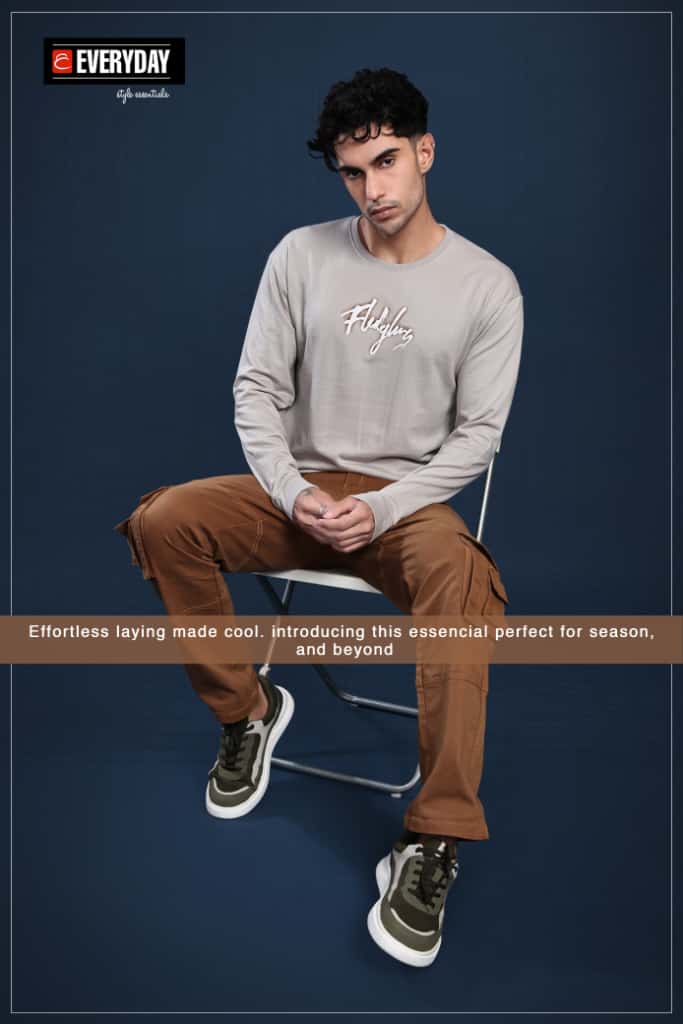Vol 1166 Full Sleeves Everyday Cotton Looper Mens Tshirts Wholesale Price