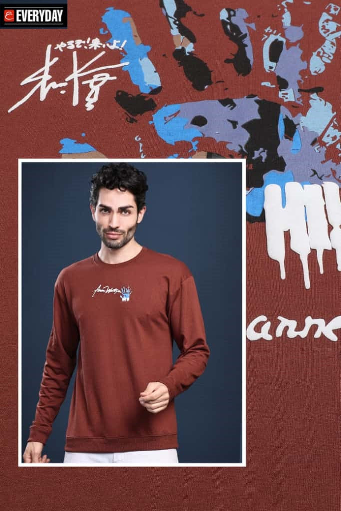 Vol 1166 Full Sleeves Everyday Cotton Looper Mens Tshirts Wholesale Price