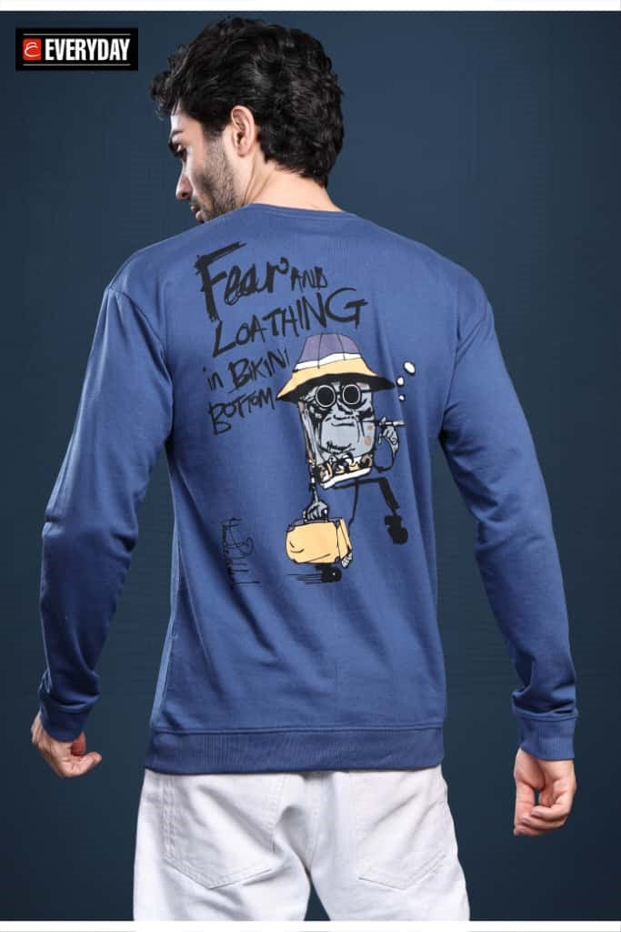Vol 1166 Full Sleeves Everyday Cotton Looper Mens Tshirts Wholesale Price