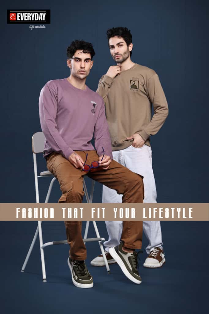 Vol 1166 Full Sleeves Everyday Cotton Looper Mens Tshirts Wholesale Price