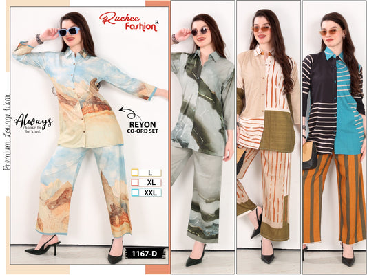 Vol 1167 Ruchee Fashion Rayon Co Ord Set Exporter