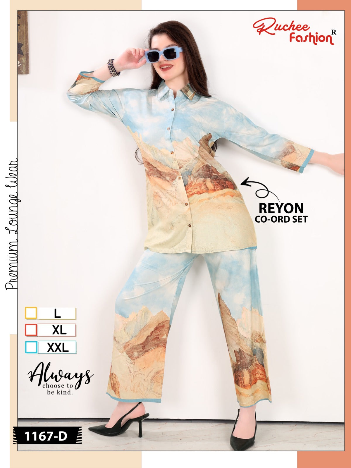 Vol 1167 Ruchee Fashion Rayon Co Ord Set Exporter