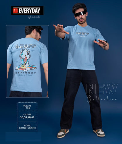 Vol 1168 Everyday Cotton Looper Mens Tshirts Wholesale Rate