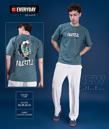 Vol 1168 Everyday Cotton Looper Mens Tshirts Wholesale Rate