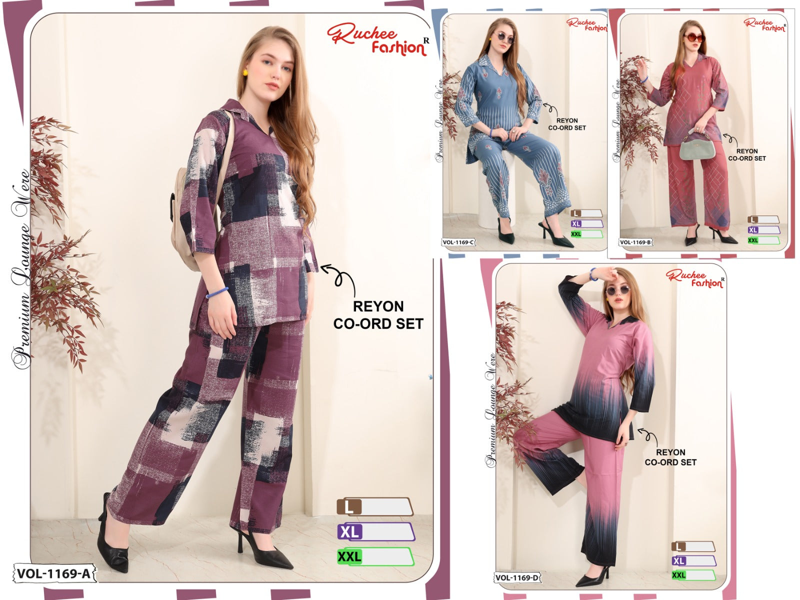 Vol 1169 Ruchee Fashion Rayon Co Ord Set Exporter