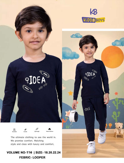 Vol 116 Kiddo Looper Boys Co Ord Set Wholesaler India