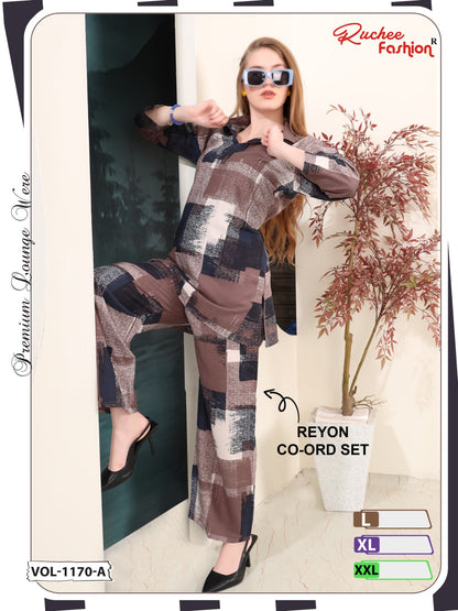 Vol 1170 Ruchee Fashion Rayon Co Ord Set Supplier