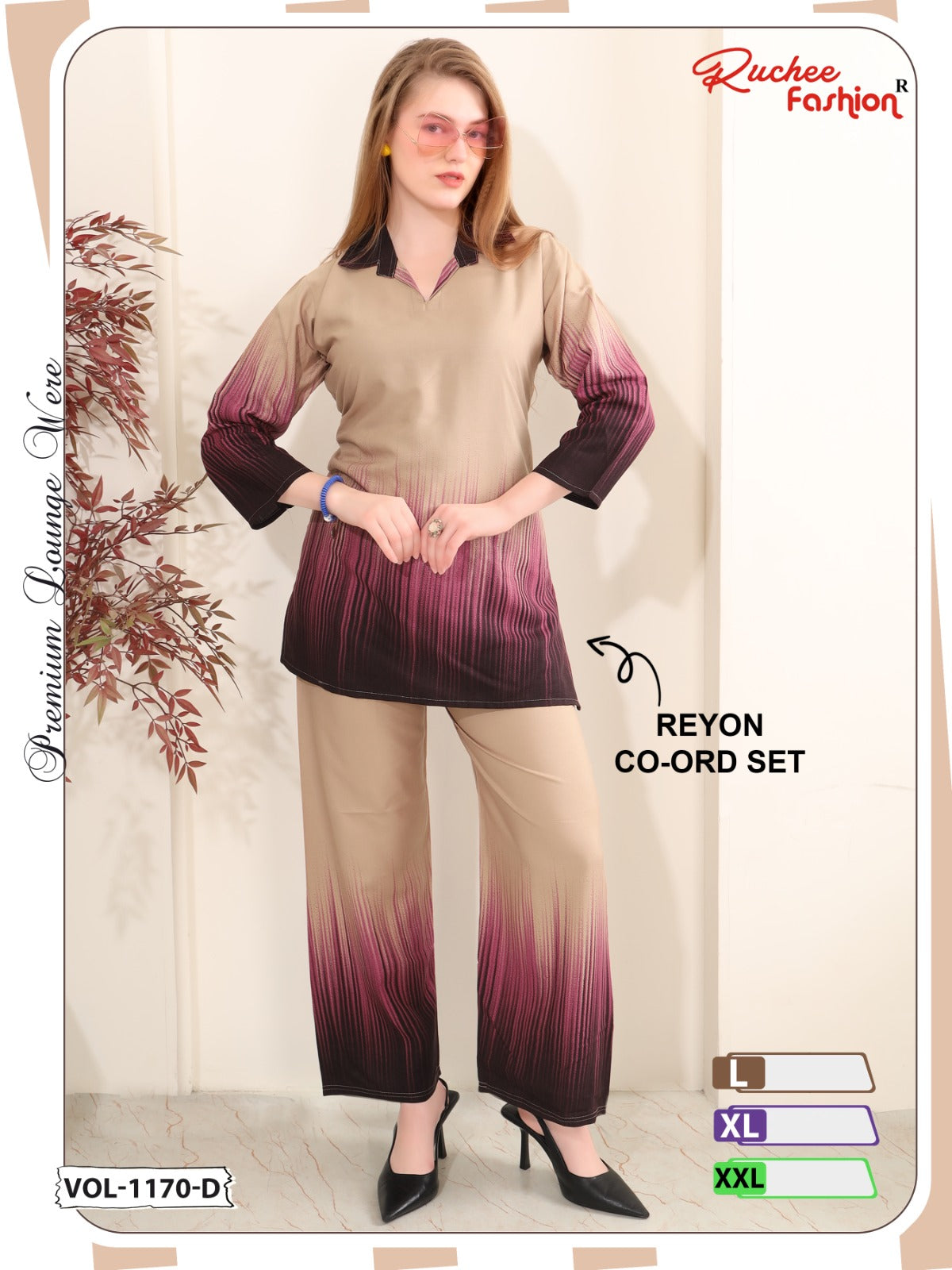 Vol 1170 Ruchee Fashion Rayon Co Ord Set Supplier