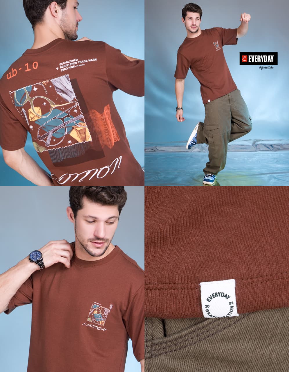 Vol 1171 Everyday Cotton Looper Mens Tshirts Manufacturer Gujarat