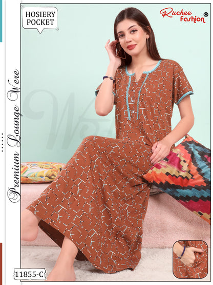 Vol 11855 Ruchee Fashion Hosiery Night Gowns Exporter