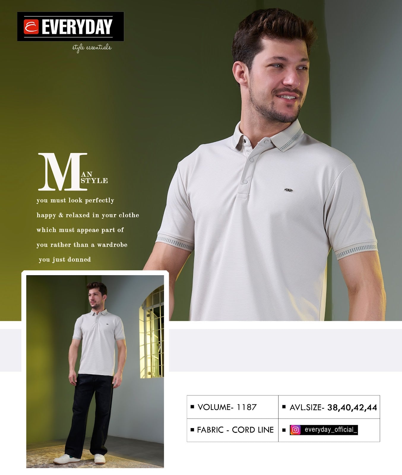 Vol 1187 Everyday Knit Mens Tshirts Wholesaler