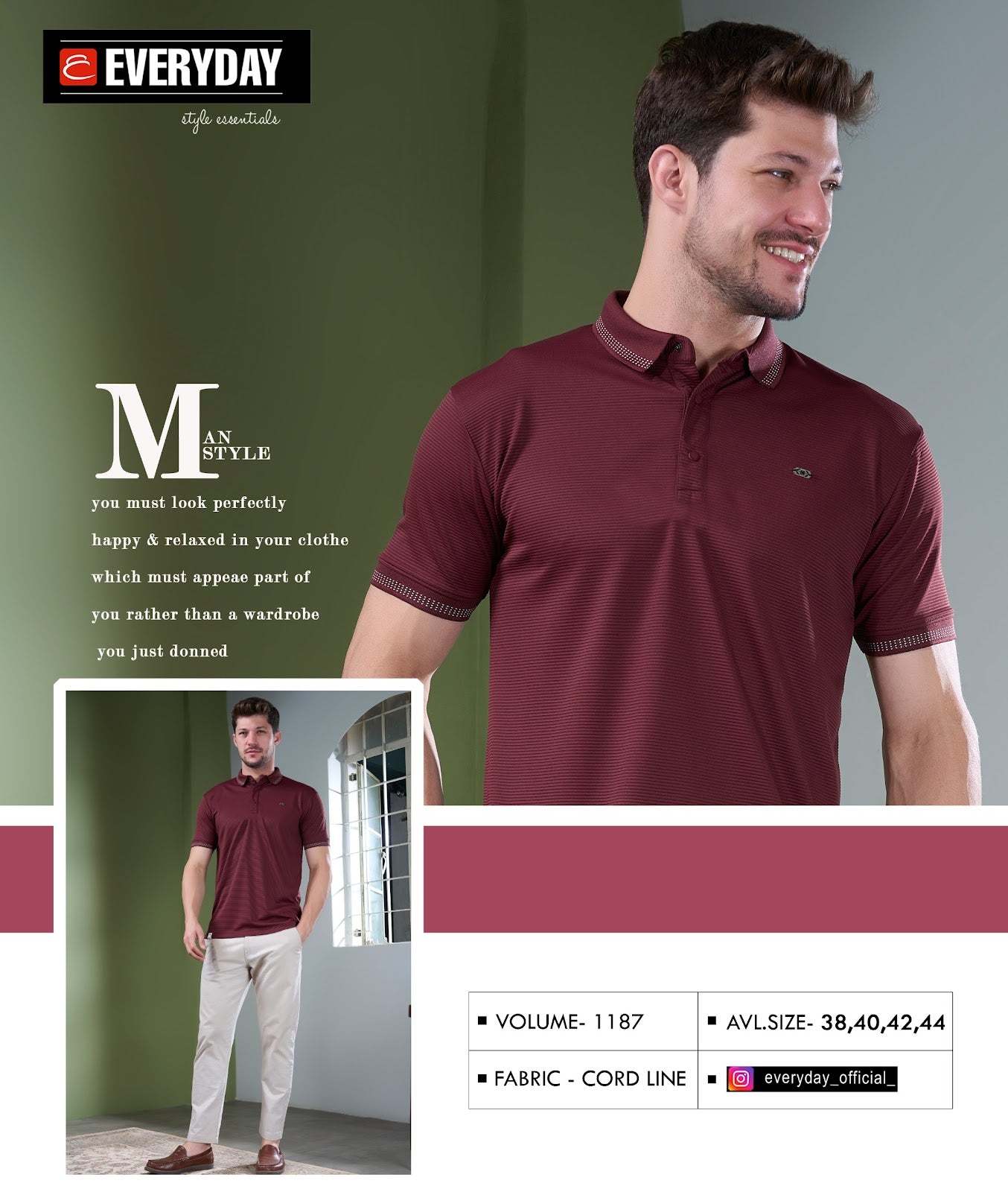 Vol 1187 Everyday Knit Mens Tshirts Wholesaler