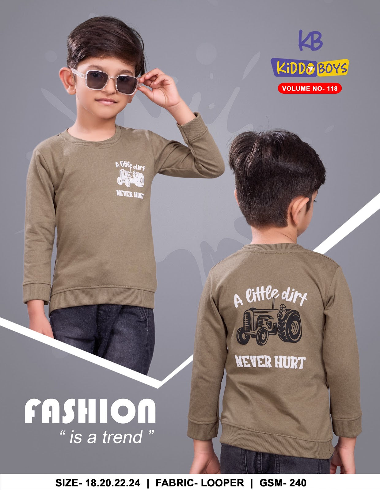 Vol 118 Kiddo Looper Boys Tshirt Wholesale Price