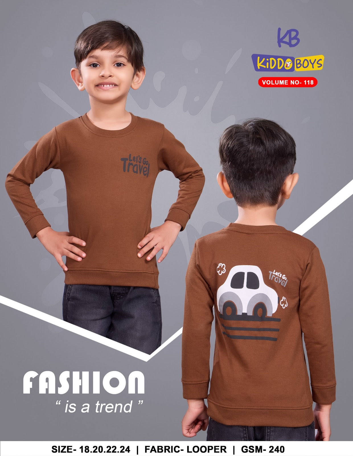 Vol 118 Kiddo Looper Boys Tshirt Wholesale Price