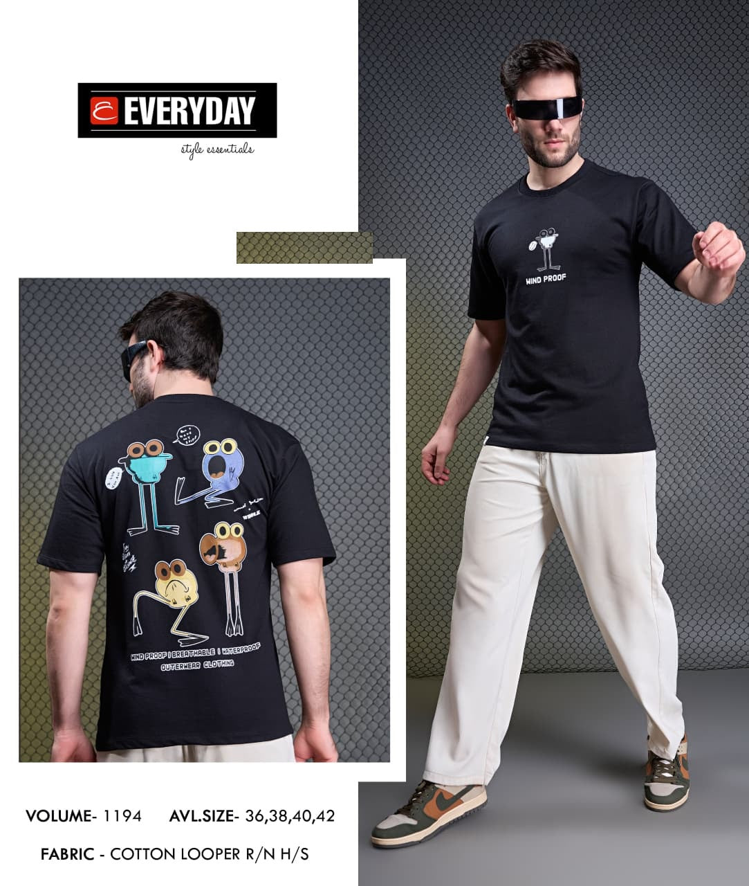 Vol 1194 Everyday Cotton Looper Mens Tshirts Manufacturer