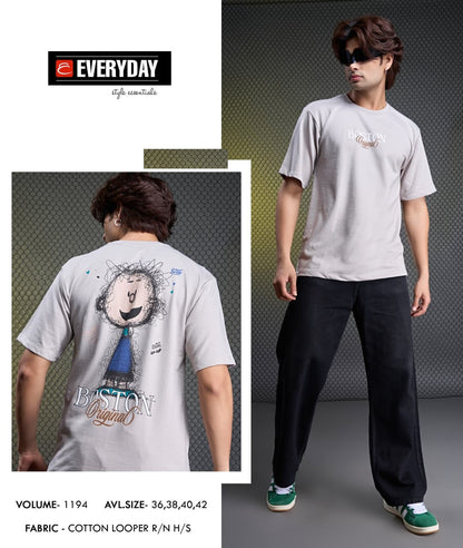 Vol 1194 Everyday Cotton Looper Mens Tshirts Manufacturer