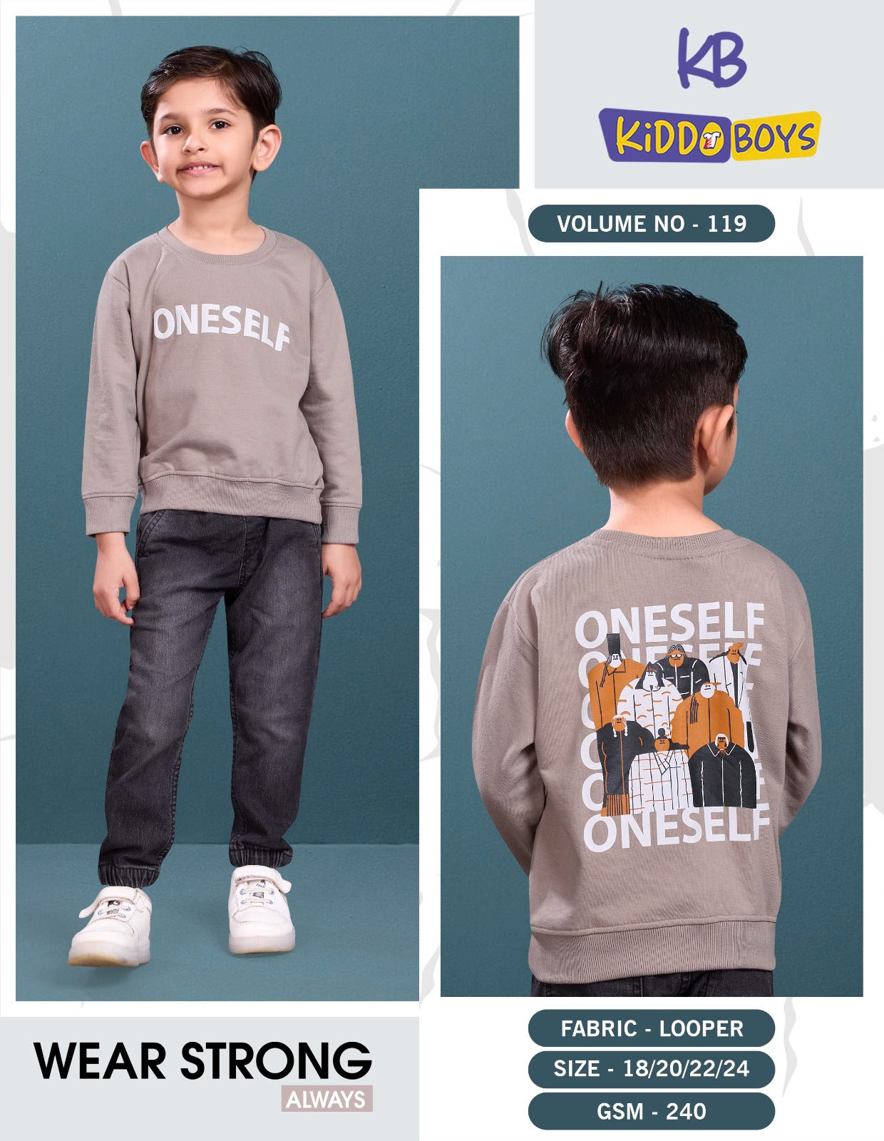 Vol 119 Kiddo Looper Boys Tshirt Wholesale