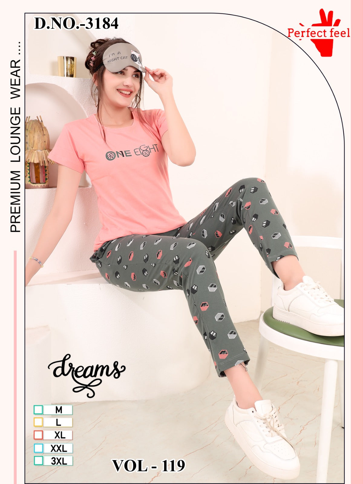 Vol 119 Perfect Feel Pyjama Night Suits Supplier Ahmedabad