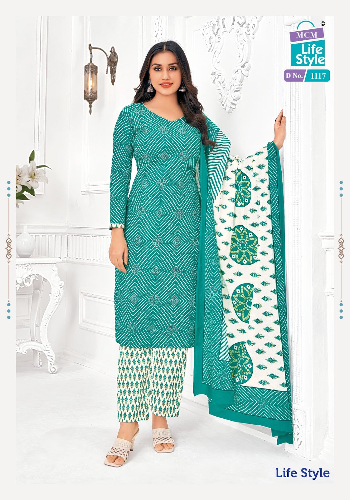 Vol 11 Mcm Lifestyle Readymade Cotton Pant Suits Wholesaler