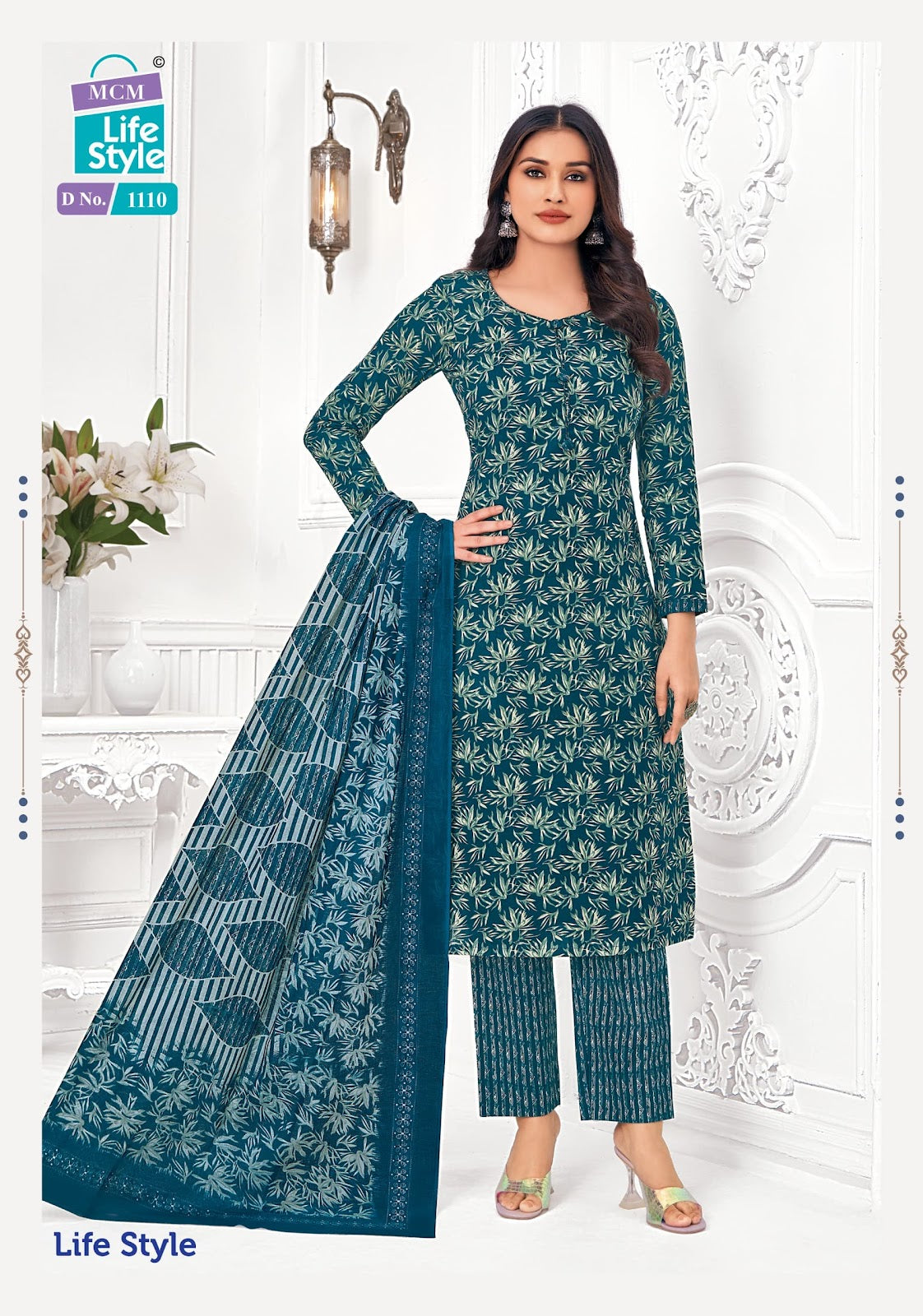 Vol 11 Mcm Lifestyle Readymade Cotton Pant Suits Wholesaler