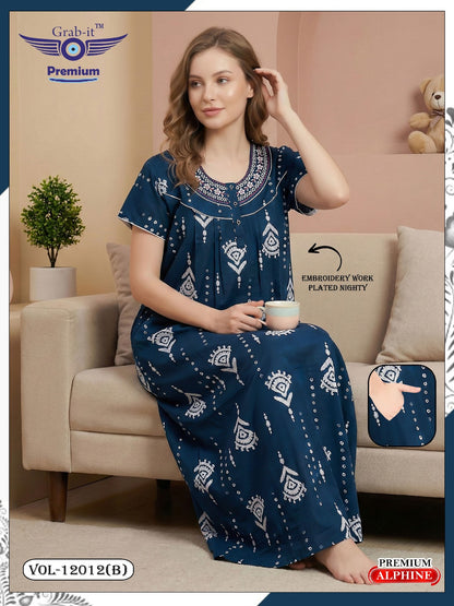 Vol 12008-12013 Grab It Alpine Night Gowns Wholesaler Gujarat