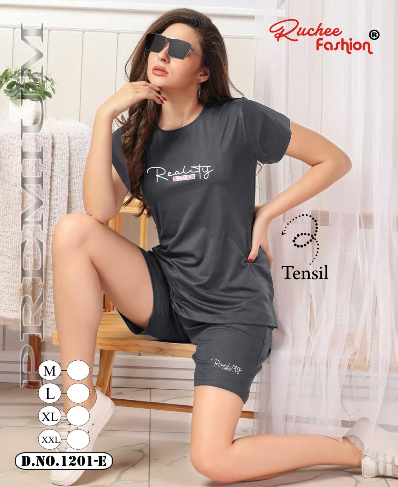 Vol 1201 Ruchee Fashion Tencil Shorts Night Suits Exporter