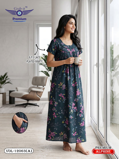 Vol 12060-12067 Alpine Grab It Gpo Night Gowns Manufacturer Gujarat