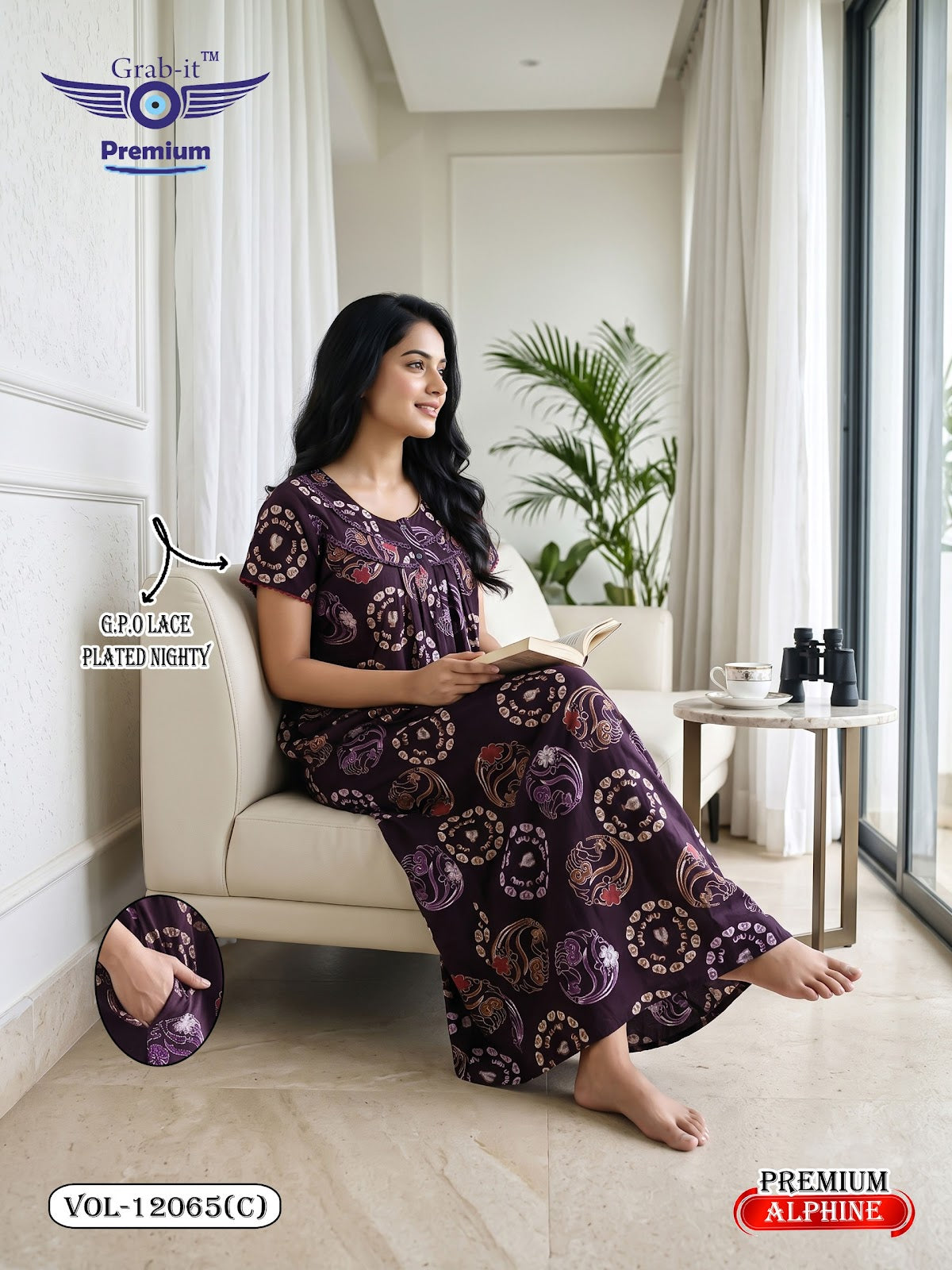 Vol 12060-12067 Alpine Grab It Gpo Night Gowns Manufacturer Gujarat