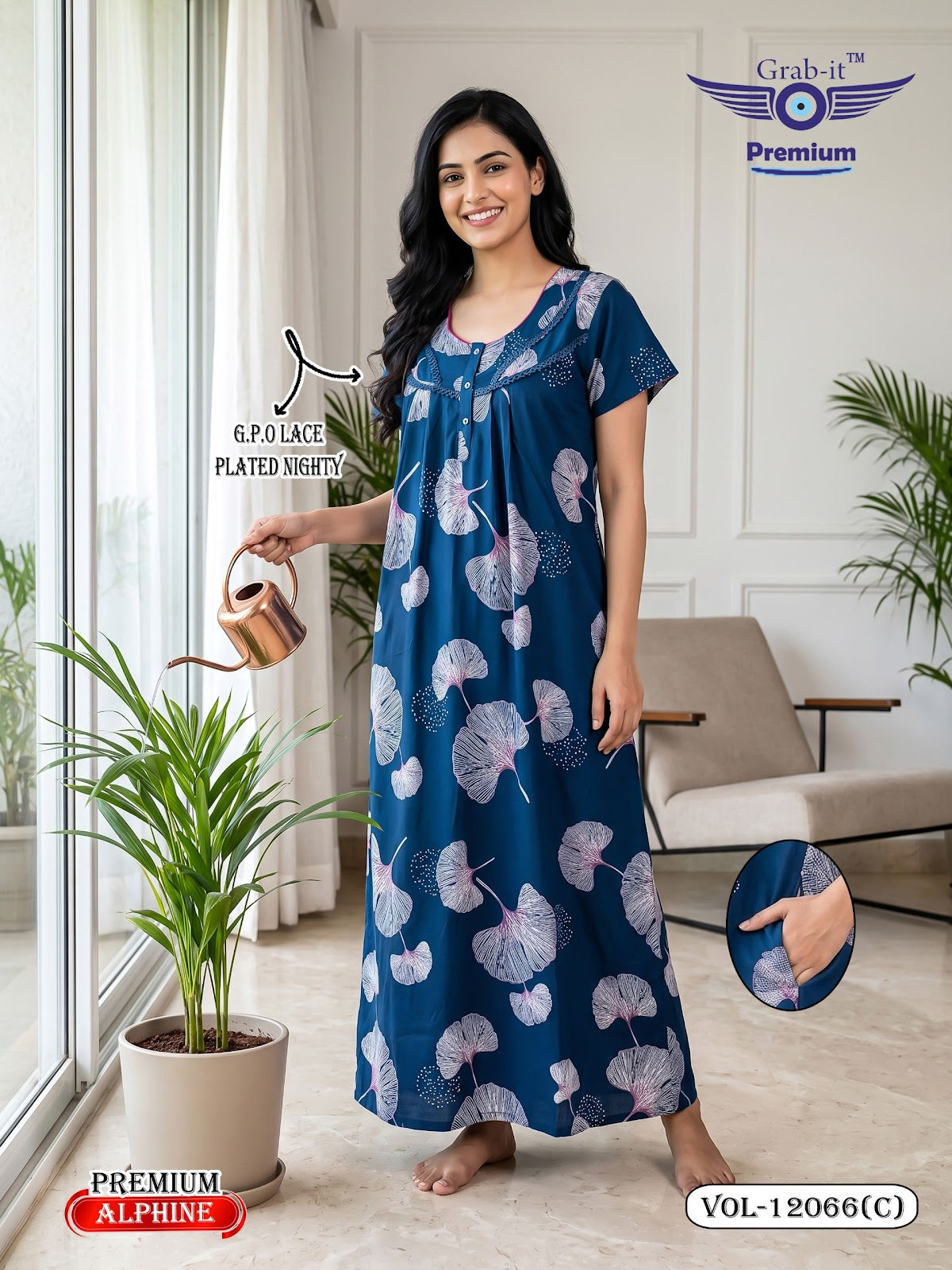 Vol 12060-12067 Alpine Grab It Gpo Night Gowns Manufacturer Gujarat