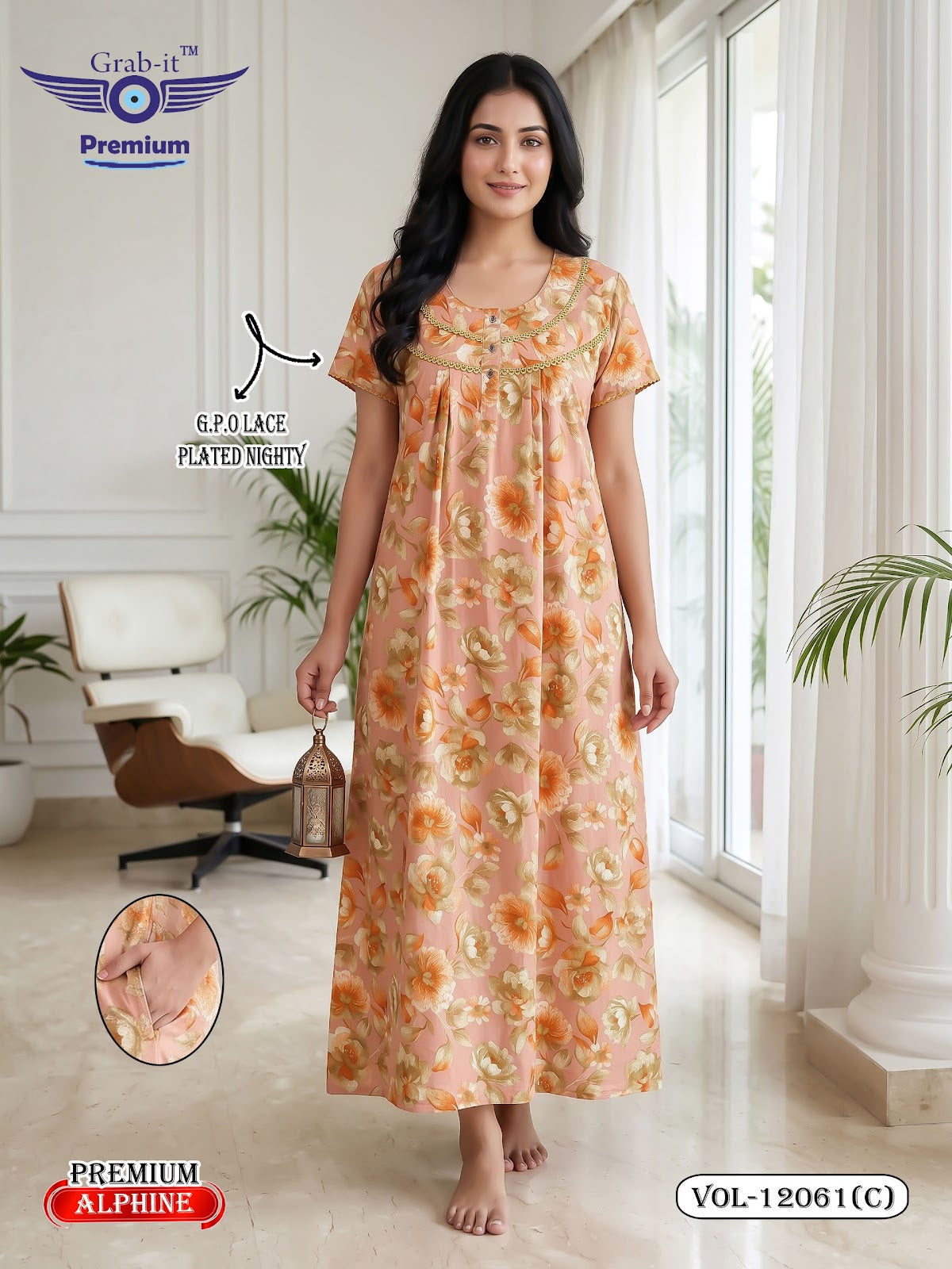 Vol 12060-12067 Alpine Grab It Gpo Night Gowns Manufacturer Gujarat