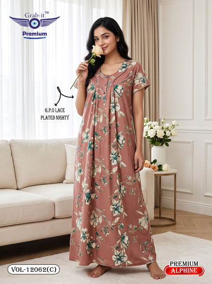 Vol 12060-12067 Alpine Grab It Gpo Night Gowns Manufacturer Gujarat
