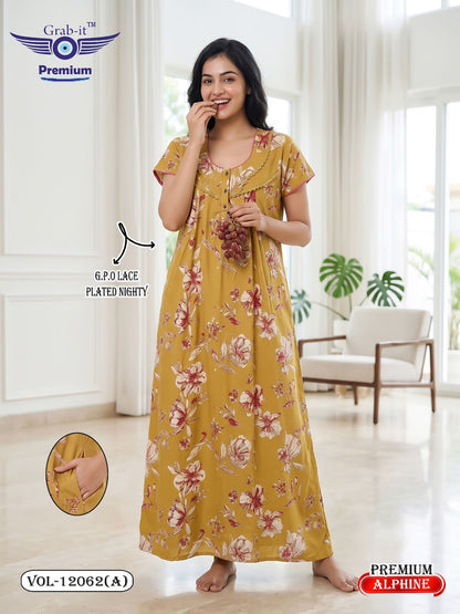 Vol 12060-12067 Alpine Grab It Gpo Night Gowns Manufacturer Gujarat