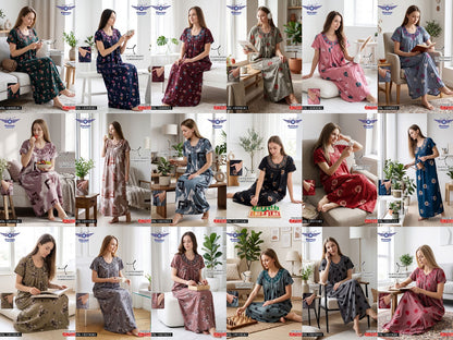Vol 12068-12073 Grab It Alpine Night Gowns Manufacturer Ahmedabad